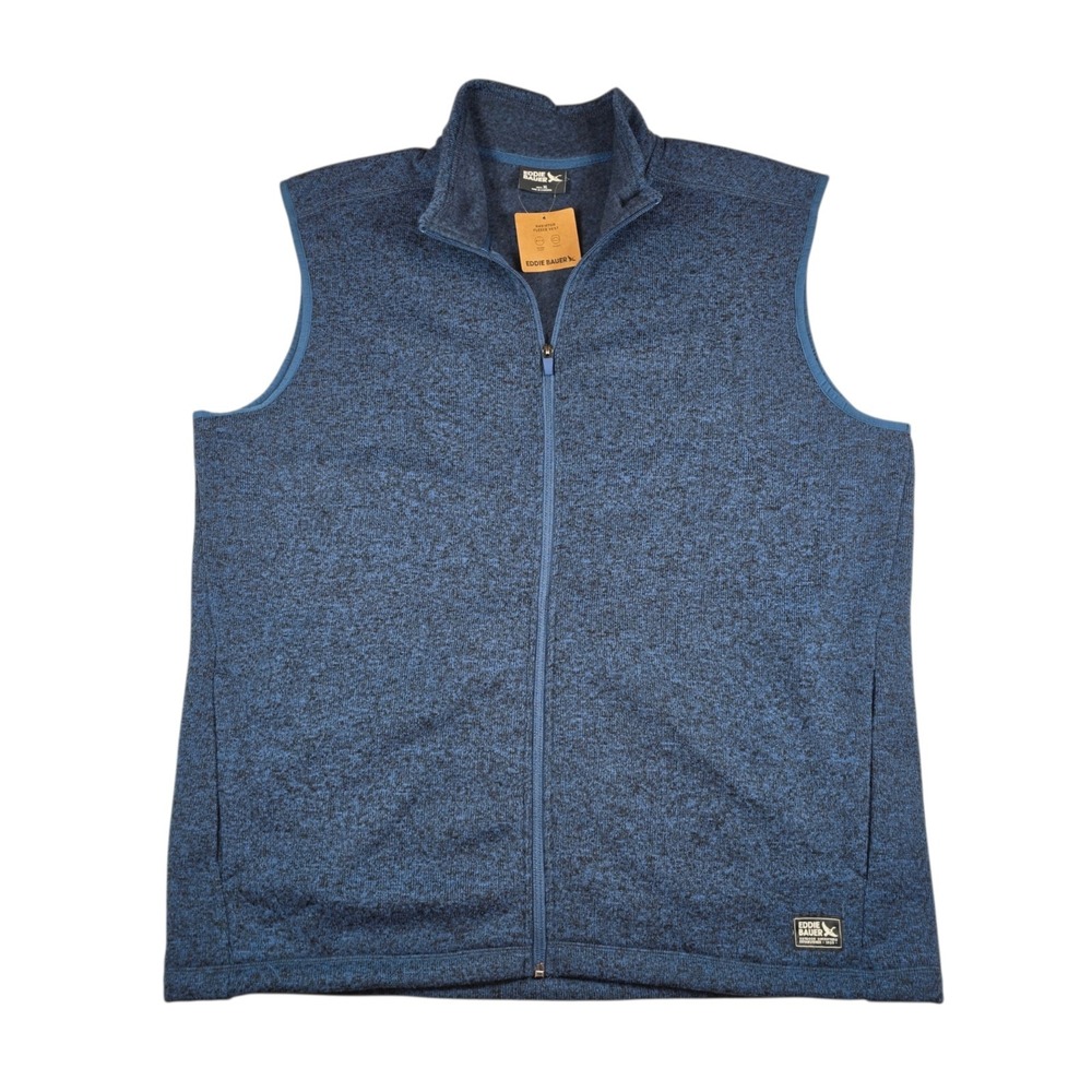 Eddie Bauer Dusk Blue Ultrasoft Stretch Radiator Fleece 3.0 Vest- Men's Size XL